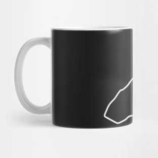 Nürburgring - Südschleife [outline] Mug